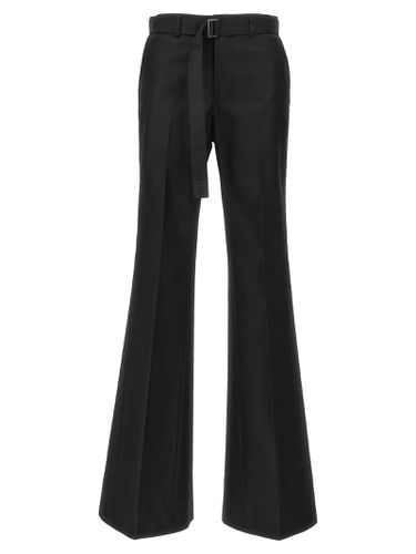 Sacai Gabardine Flared Trousers - Sacai - Modalova