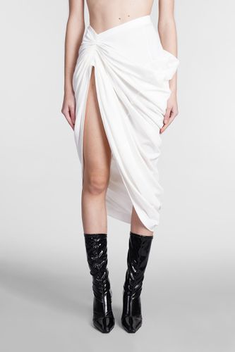 Skirt In White Cotton - Alexander Wang - Modalova