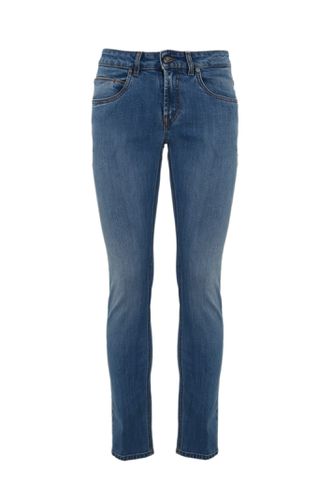 Fay 5 Pocket Jeans In Medium Denim - Fay - Modalova