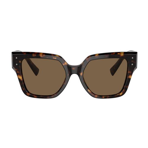 Dg4471 Linea Dg Sharped 502/73 Havana Sunglasses - Dolce & Gabbana Eyewear - Modalova