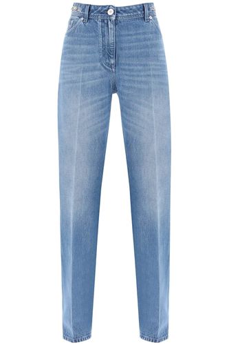 Boyfriend Jeans With Tailored Crease - Versace - Modalova