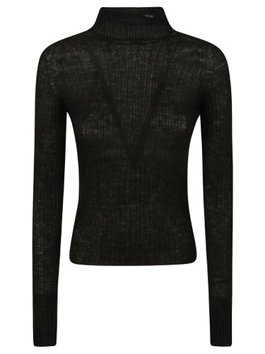 Saint Laurent Ribbed Sweater - Saint Laurent - Modalova