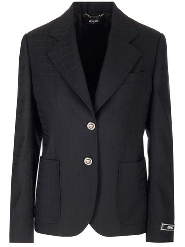 Versace Virgin Wool Blazer - Versace - Modalova