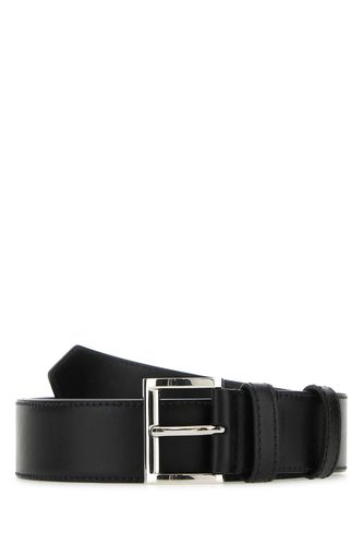 Prada Black Leather Belt - Prada - Modalova