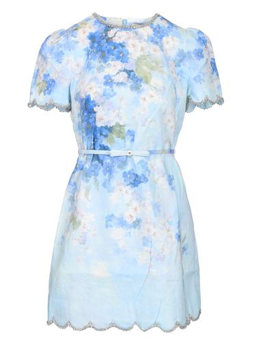 Crush Scalloped Shift Dress - Zimmermann - Modalova