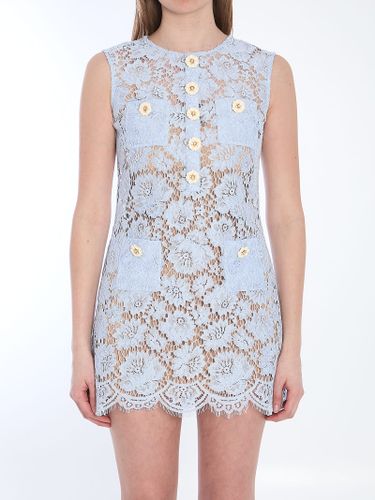 Baby Lace Mini Dress - self-portrait - Modalova