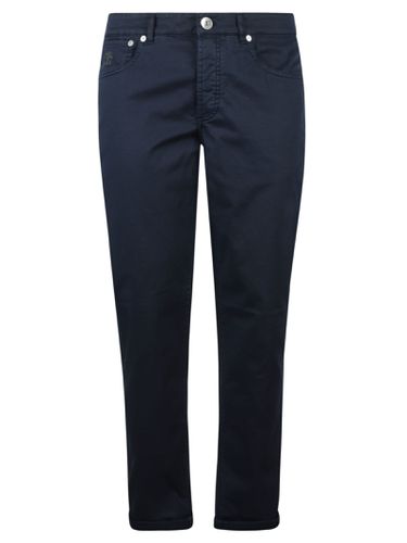 Straight-leg Logo Patch Chinos - Brunello Cucinelli - Modalova