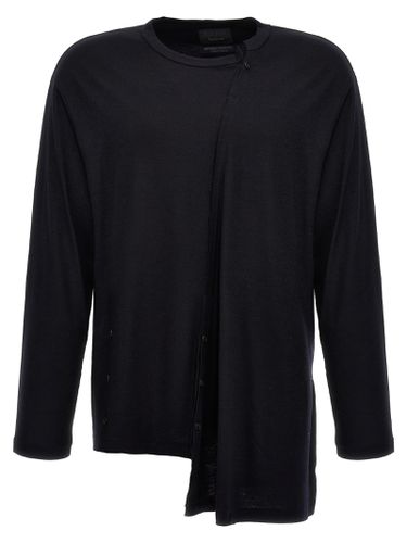 Oblique Buttons Sweater - Yohji Yamamoto - Modalova