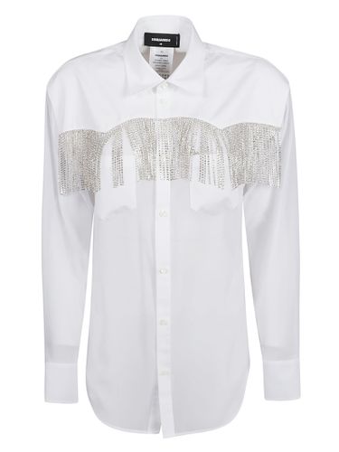 Crystal Fringed Western Shirt - Dsquared2 - Modalova