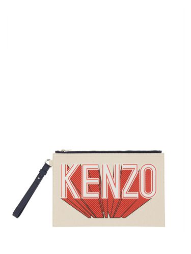 Kenzo Clutch Bag With Logo - Kenzo - Modalova