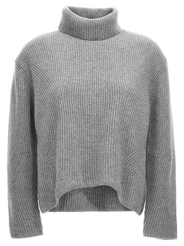 Turtleneck Sweater In Wool And Cashmere - Pinko - Modalova