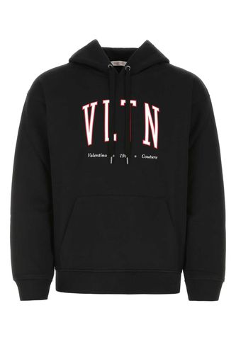 Black Cotton Sweatshirt - Valentino Garavani - Modalova