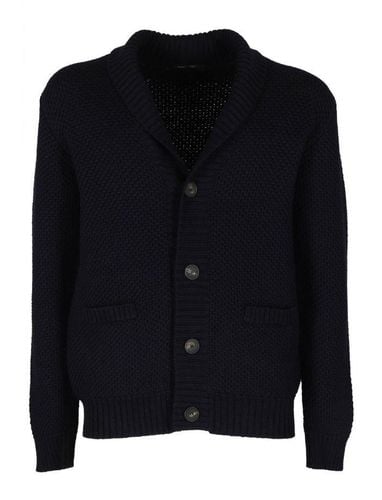 Buttoned Knitted Cardigan - Tagliatore - Modalova