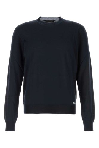 Prada Blue Silk Sweater - Prada - Modalova