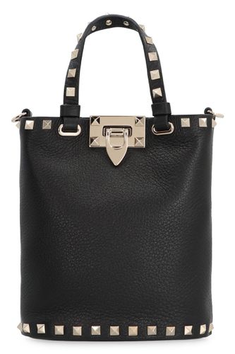 Rockstud Leather Bag - Valentino Garavani - Modalova