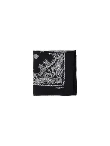 Saint Laurent Silk Foulard - Saint Laurent - Modalova