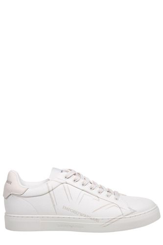 Logo Printed Lace-up Sneakers - Emporio Armani - Modalova