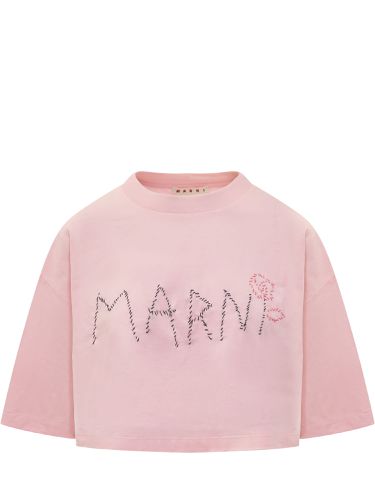 Marni T-shirt With Logo - Marni - Modalova