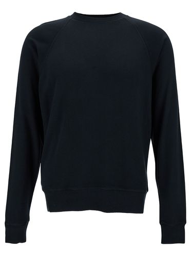 Crewneck Sweatshirt With Ribbed Trim In Modal Blend Man - Tom Ford - Modalova