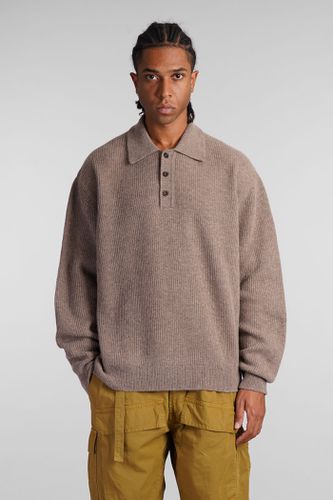 Paura Palermo Polo In Beige Wool - Paura - Modalova