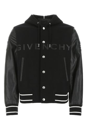 Wool Blend Bomber Jacket - Givenchy - Modalova