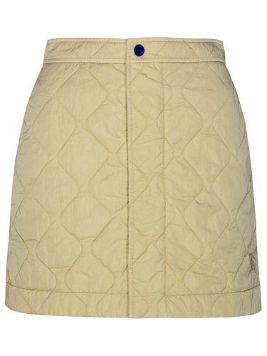 Burberry Beige Nylon Miniskirt - Burberry - Modalova