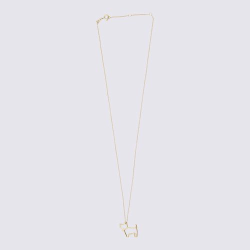 Gold-tone Brass Perrito Necklace - Aliita - Modalova