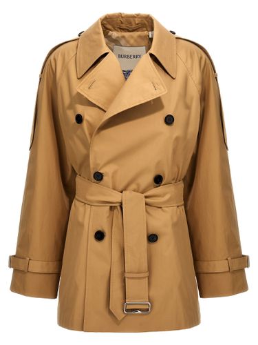 Double-breasted Short Trench Coat - Burberry - Modalova