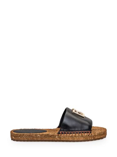 Dolce & Gabbana Leather Espadrilles - Dolce & Gabbana - Modalova