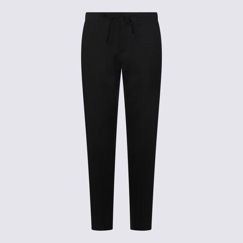 Canali Black Wool Pants - Canali - Modalova