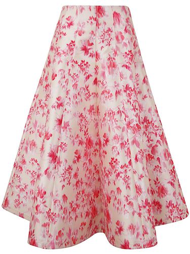 Floral-printed A-line Skirt - Philosophy di Lorenzo Serafini - Modalova