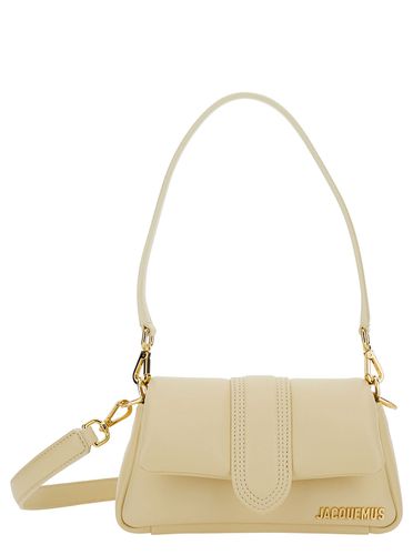 Le Petit Bambimou Ivory Shoulder Bag With Logo Detail In Padded Leather Woman - Jacquemus - Modalova