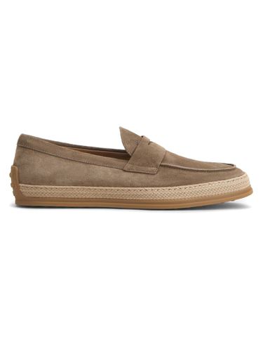 Tod's Loafers In Velvety Suede - Tod's - Modalova