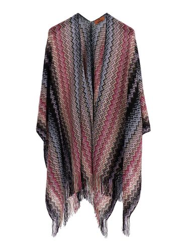 Asymmetric Cape In Viscose Blend Woman - Missoni - Modalova