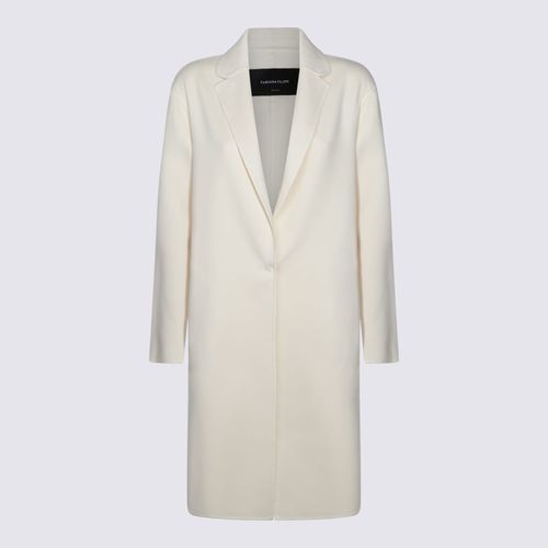 Fabiana Filippi White Wool Coat - Fabiana Filippi - Modalova