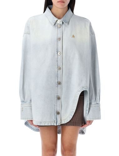 The Attico Diana Denim Shirt - The Attico - Modalova