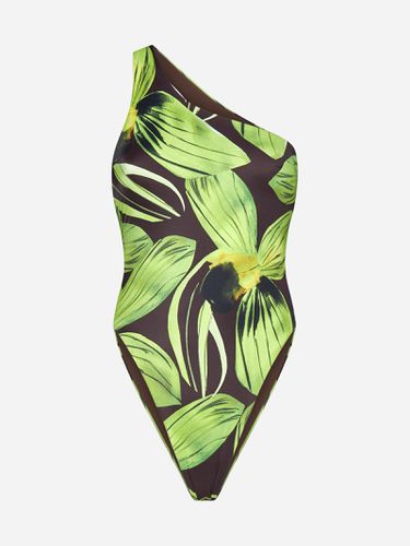 Louisa Ballou Plunge Print Swimsuit - Louisa Ballou - Modalova