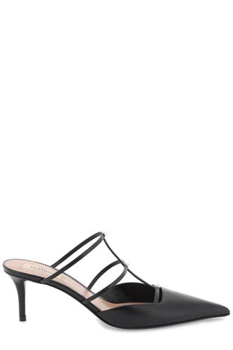 Garavani Rockstud Pointed Toe Caged Mules - Valentino Garavani - Modalova