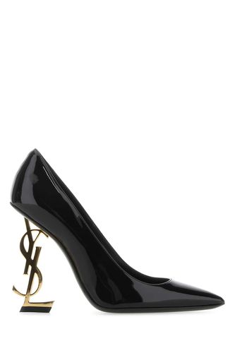 Black Leather Opyum 85 Pumps - Saint Laurent - Modalova