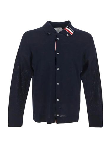 Thom Browne Knit Polo Shirt - Thom Browne - Modalova