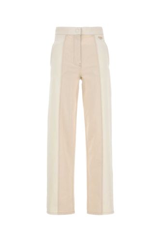 Fendi Ivory Denim Jeans - Fendi - Modalova