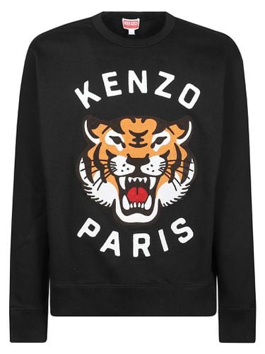 Lucky Tiger Embroidery Oversize Sweatshirt - Kenzo - Modalova