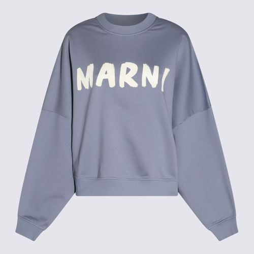 Light Violet Cotton Sweatshirt - Marni - Modalova