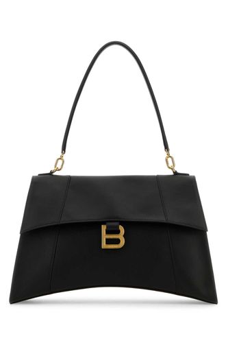 Leather Hourglass Shoulder Bag - Balenciaga - Modalova