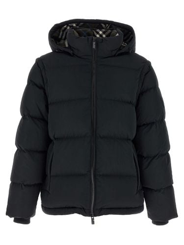 Burberry Check Insert Down Jacket - Burberry - Modalova