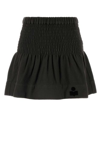 Charcoal Cotton Pacifica Mini Skirt - Marant Étoile - Modalova