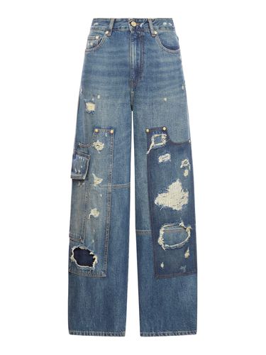 Dark Blue Heavy Washed Carpenter Jeans - Ganni - Modalova