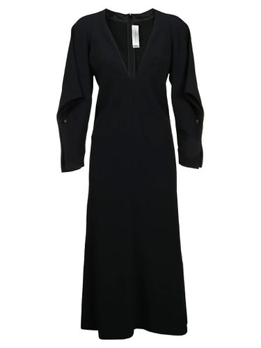 Abito Draped Sleeve - Victoria Beckham - Modalova