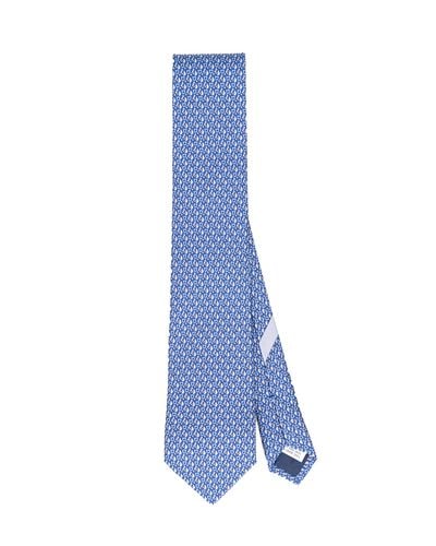 Salvatore Ferragamo Ties Blue - Ferragamo - Modalova