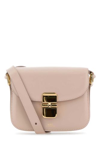 A. P.C. Antiqued Pink Leather Mini Grace Crossbody Bag - A.P.C. - Modalova